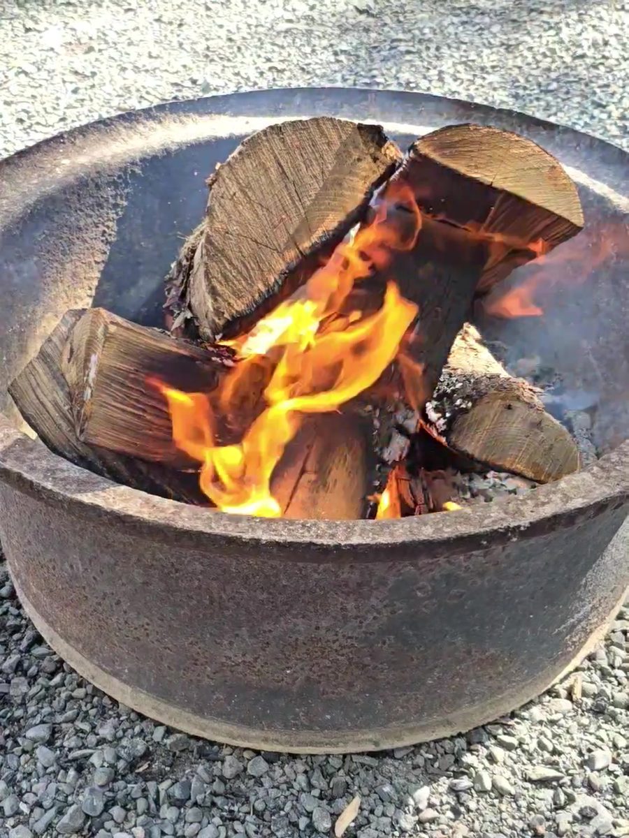 Fire pit Bible study, John 18 Peter.